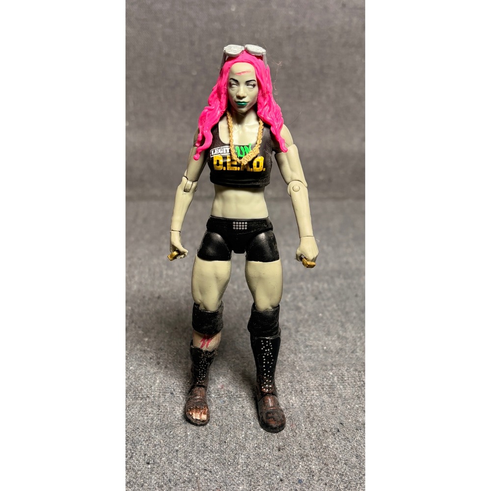 Mattel WWE Zombies Sasha Banks Action Figure Legit D.E.A.D. Series 2 2016